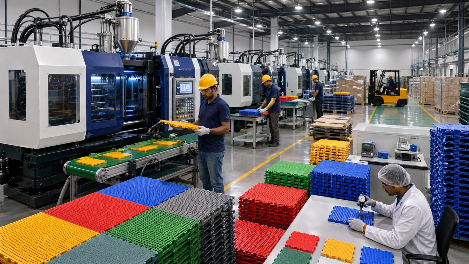Interlocking PP Tiles Manufacturer in India