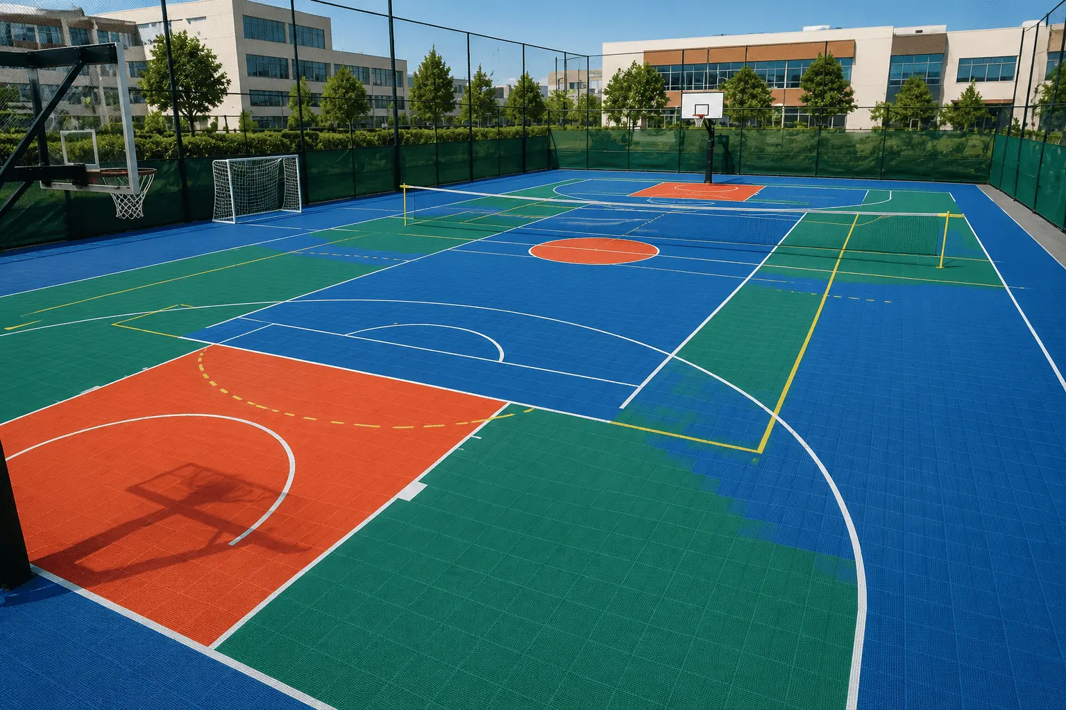 Multi Sport Court Flooring in India